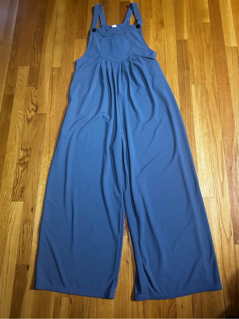 HALARA Slate Blue Wide-Leg Jumpsuit